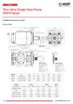 Thru-drive Single Vane Pump HT6* R Series-10