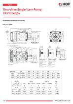 Thru-drive Single Vane Pump HT6* R Series-6