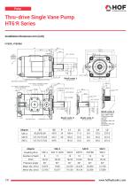Thru-drive Single Vane Pump HT6* R Series-8
