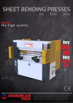 Sheet Bending Presses Information Brochure - 1