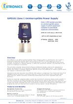 Uninterruptible Power Supply for ATEX Zone 1 Areas iUPS101 - 1