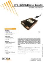 Baykon BYK RS232 to Ethernet Convertor-1