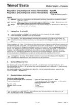 Operating Instruction –  types M…, FM…-11