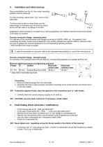 Operating Instruction –  types M…, FM…-9