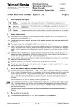 Operating Instructions – types A…, B…-12