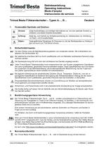 Operating Instructions – types A…, B…-5