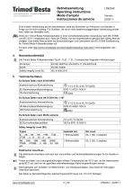 Operating instructions – types B…5…7…8-5