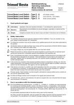 Operating instructions – types Z…5…7…8-11