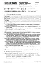Operating instructions – types Z…5…7…8-4