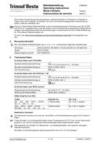 Operating instructions – types Z…5…7…8-5