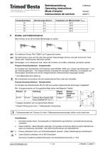 Operating instructions – types Z…5…7…8-7