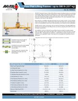 Four Pad Lifting Frames - up to 500 lb (227 kg) - 1