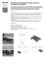 MATTRESS COVER SEWING TABLE WITH AIR CUSHION SK-3 AIRSEW