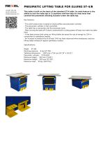 PNEUMATIC LIFTING TABLE FOR GLUING ST-4/B