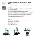 PNEUMATIC PRESS FOR CHAIR UPHOLSTERY PDP-1-1