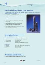 Filtrafine SVS-DOE Series Filter Housings - 1