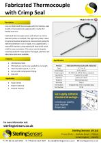 Fabricated Thermocouple with Crimp Seal - 1