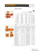 Capstan Winches VC 5000-30-1