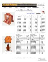 Vertical Directional Blocks VB 1000-1