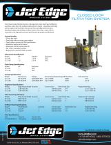 CLOSED LOOP FILTRATION SYSTEM - JET EDGE - PDF Catalogs | Technical ...