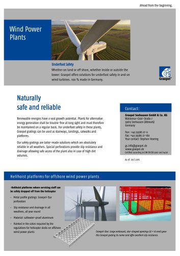 Graepel for Wind energy