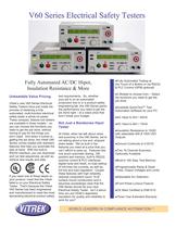 Vitrek - Series Hipot / Electrical Safety Testers - 1