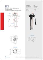 B2  6 screws (ø60,3 mm) fixation sensor with fuel lines - 1