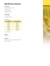 Chip Resistors & Arrays - 3