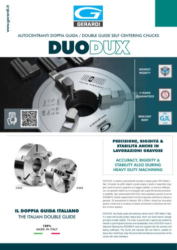 BROCHURE - DUODUX Self-Centering Chucks