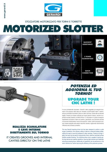 BROCHURE - Motorized Slotter