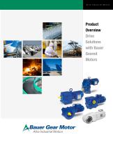 Product overview - Bauer Gear Motor - PDF Catalogs | Technical