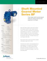 Shaft Mounted Geared Motor Series BF-1