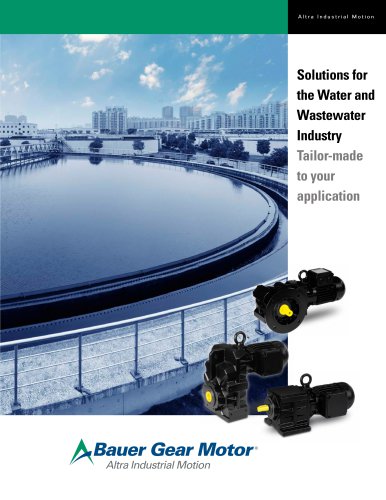 Solutions for the Water and Wastewater Industry