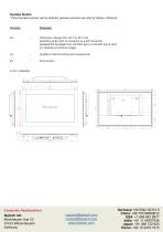 15.6" Open Frame Capacitive Touch Monitor FT156TMCAPOFHBOB - 3