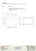 7" Open Frame Capacitive Touch Monitor FT07TMCAPOFHBOB - 3