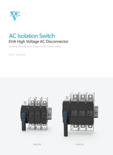 EHA High Voltage AC Disconnector