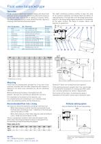 Float valve balanced type J210-2