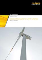 Special lubricants for wind turbines