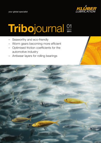 Tribojournal edition 1 - 2011