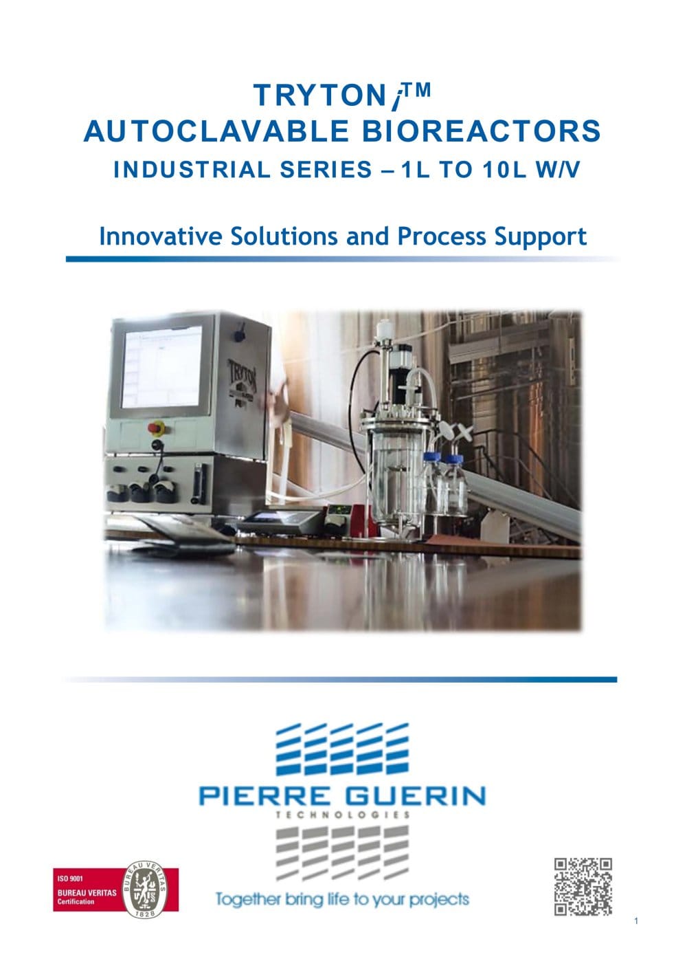 DCI-Biolafitte TRYTON Autoclavable Bioreactors and Fermentors