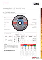 Power range catalogue - Reinforced discs and flap discs - 7