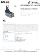 D30-ML Magnetic Latching Solenoid - 1