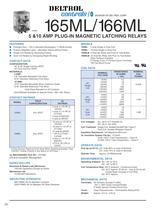 Latching Relays 166ML - 1