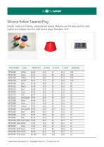 Silicone Hollow Tapered Plug-1