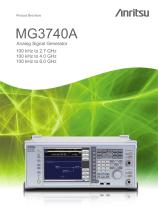 MG3740A Analog Signal Generator - 1