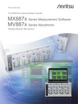 MX887x Series Measurement Software / MV887x Series Measurement Software - Wireless Module Test Solution - 1