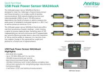 USB Peak Power Sensor MA244xxA - 1