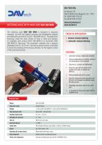 Metering valves with hand-grip DAV 300 MAN