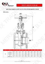 Gate valve F4 rising stem-metal/brass seat - 4