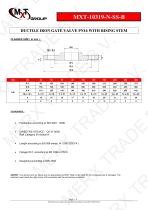 Gate valve F4 rising stem-metal/brass seat - 5